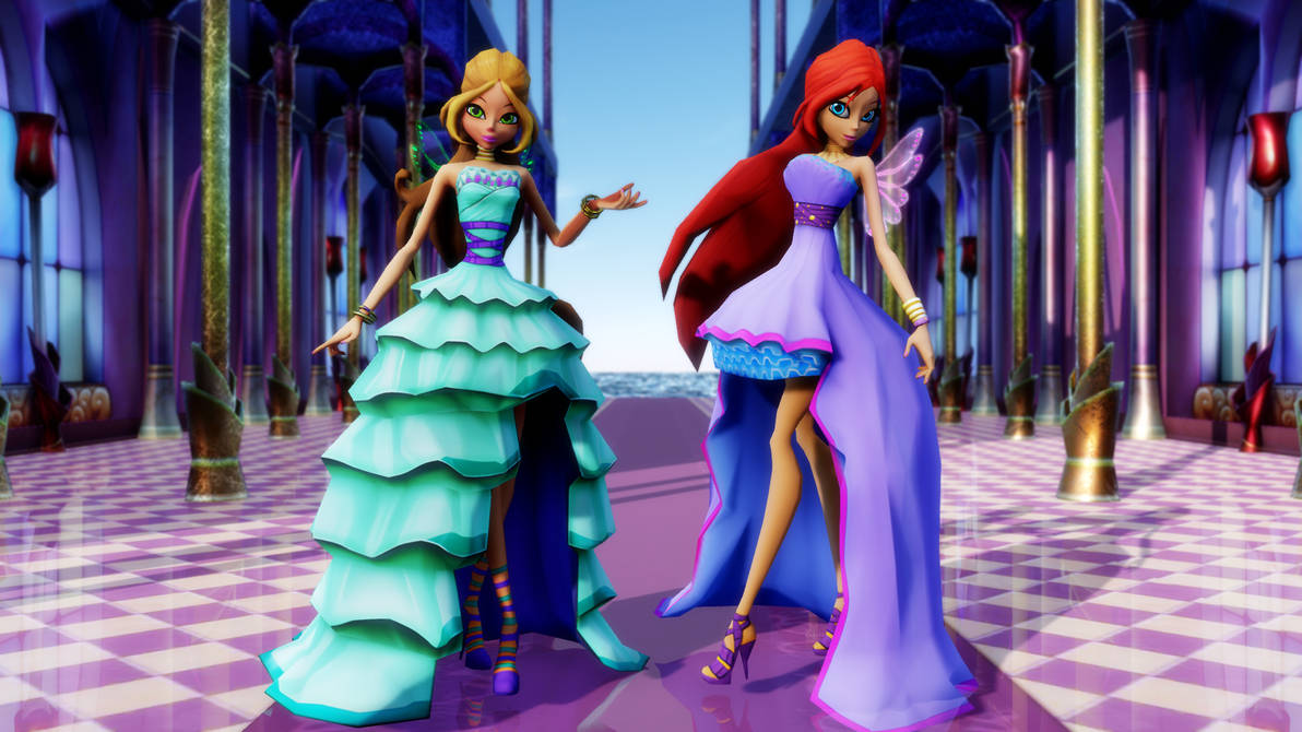 DL MMD Model - Winx Bloomix Quest Regal Dress by Gattogordo on DeviantArt