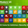 Modern UI 35 Icons for Antivirus/Security Apps