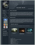 Navy FractaL CSS Journal by VikingWasDead