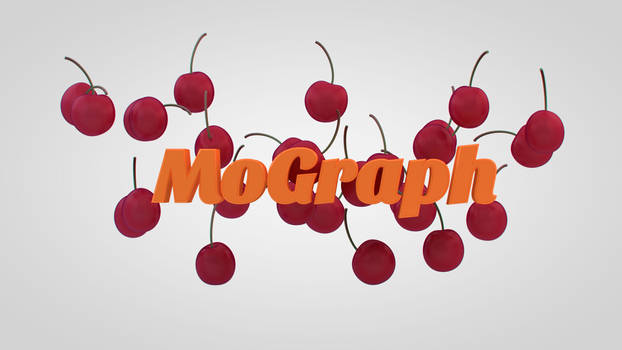 Cherry Cinema 4D MoGraph Scene + Wallpaper