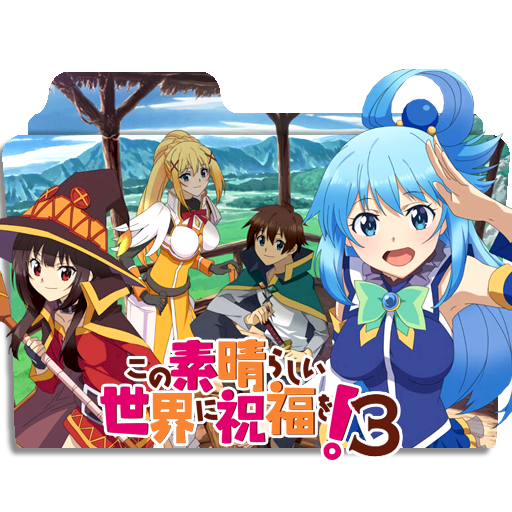 KonoSuba S03 V2 - Folder Icon by Zunopziz on DeviantArt