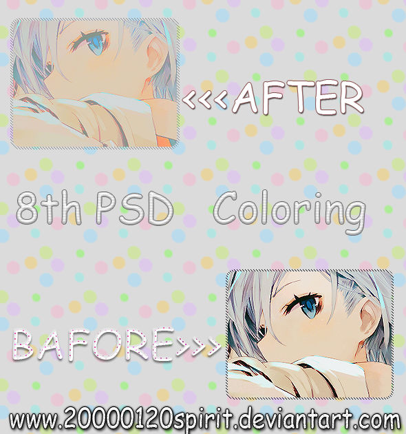8th PSD Coloring by 20000120spirit on DeviantArt