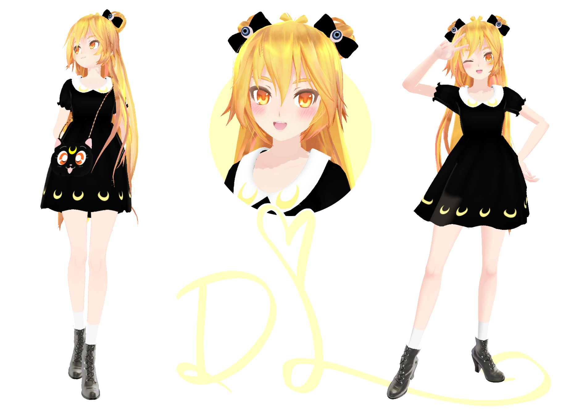 [MMD]TDA Neru crazy for Sailor Moon (DL)