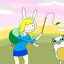 Fiona and Cake- Adventure Time!