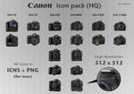 Canon DSLR Icon Pack HQ - 4mac