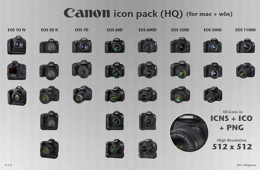 Canon DSLR Icon Pack HQ 1.2