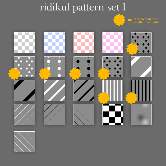 Ridikul Pattern Pack 1