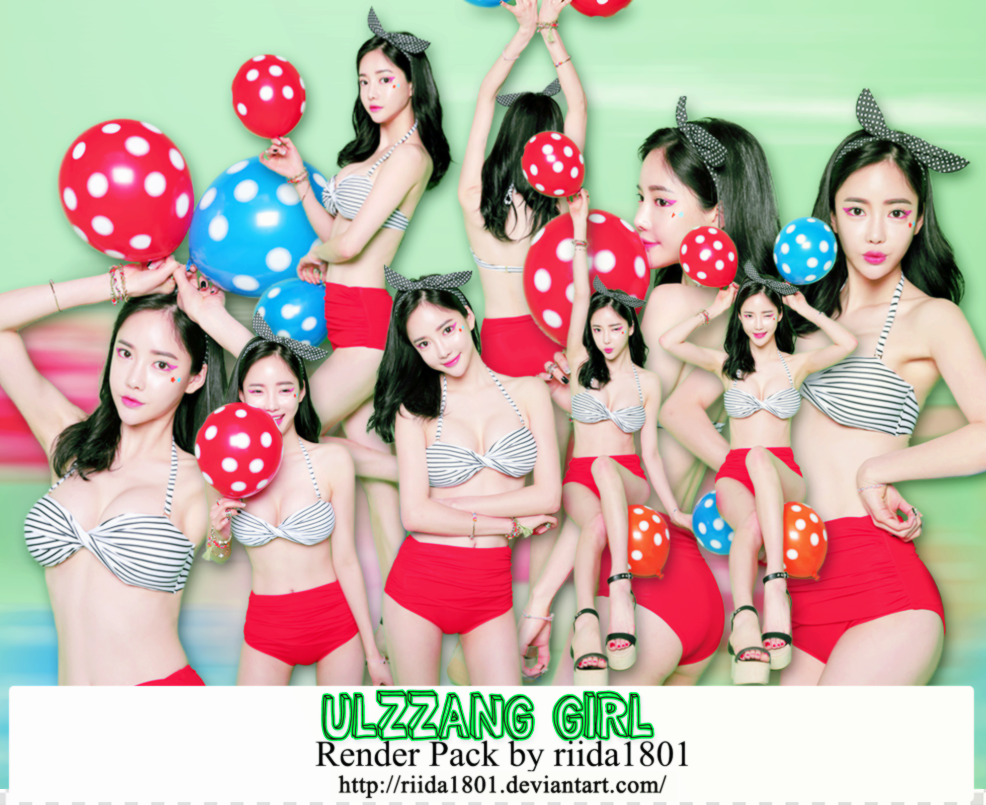 [HPSM]Render Pack Ulzzang Girl