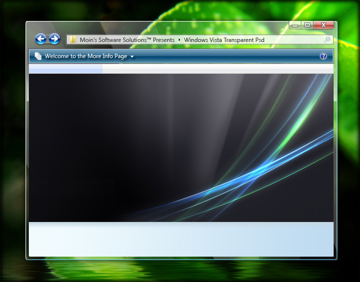 Vista Transparent Windows Psd