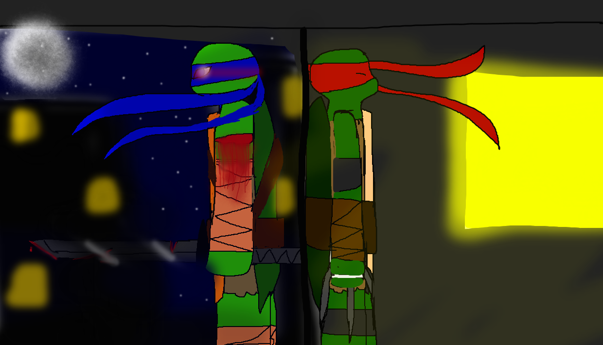 tmnt what happen to you leo by stevencigan on DeviantArt