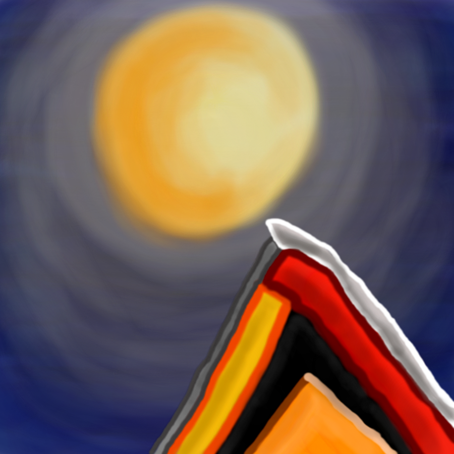 The Moon and the Mountain by lemonface2001 on DeviantArt