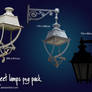 Street Lamps stock pack - PNG