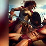 ruthless kill of a Spartan warrior