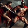 studly Spartan castration kill