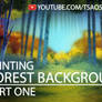 How to Digitally Paint a Forest Background Pt 1