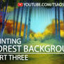 How to Digitally Paint a Forest Background Pt 3