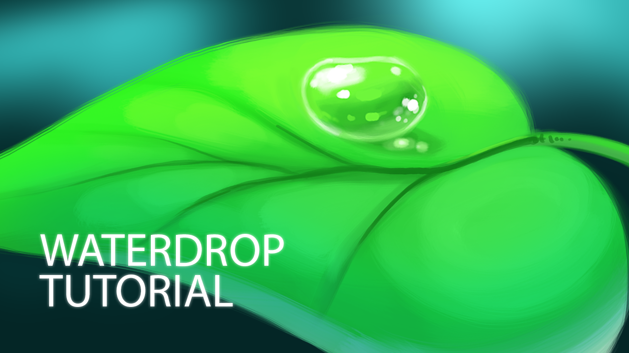 How to Digitally Paint a Waterdrop