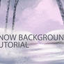 How to Paint a Snow Background in Photoshop
