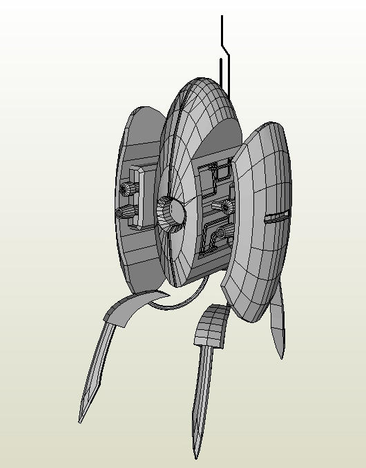 Lifesize Portal Turret Papercraft by artbetep on DeviantArt