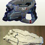 Mass Effect N7 Eagle heavy Pistol papercraft