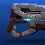 Mass Effect N7 Eagle heavy Pistol papercraft PDF