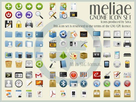 Meliae SVG Icon Theme v. 1.2