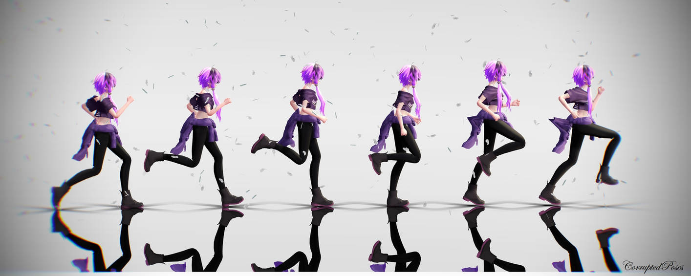 'Running' Pose Download Pack by CorruptedDestiny on DeviantArt