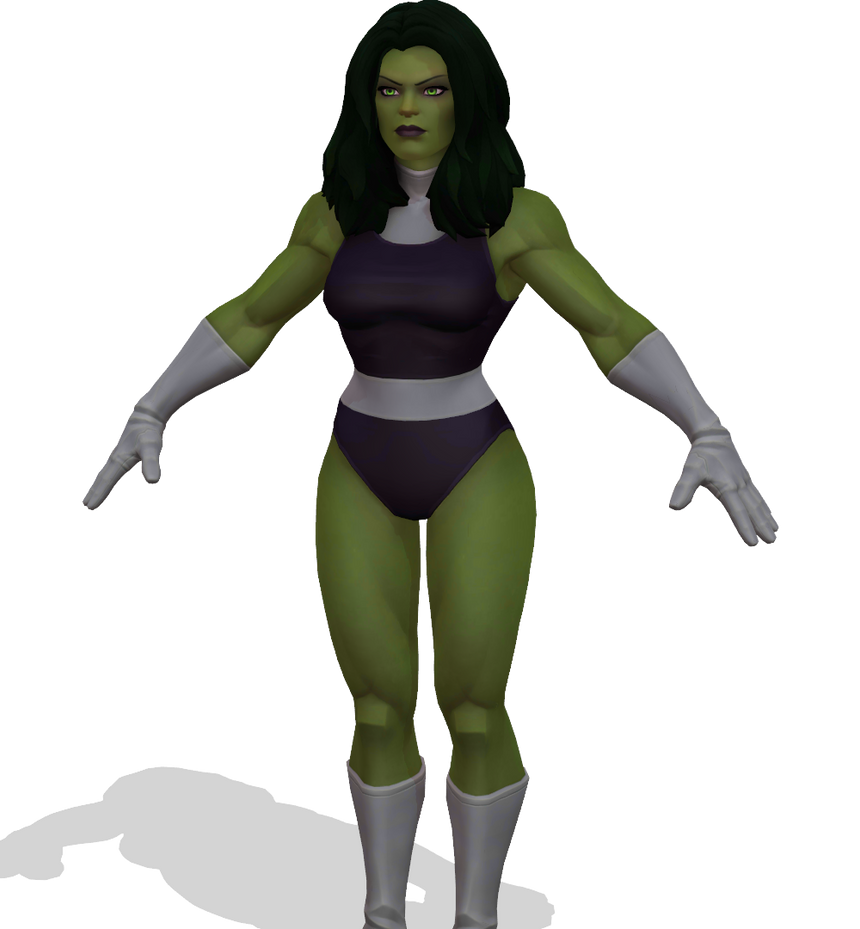 SheHulk (MCOC) MMD DL by WaifuMMD on DeviantArt
