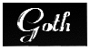 Goth stamp