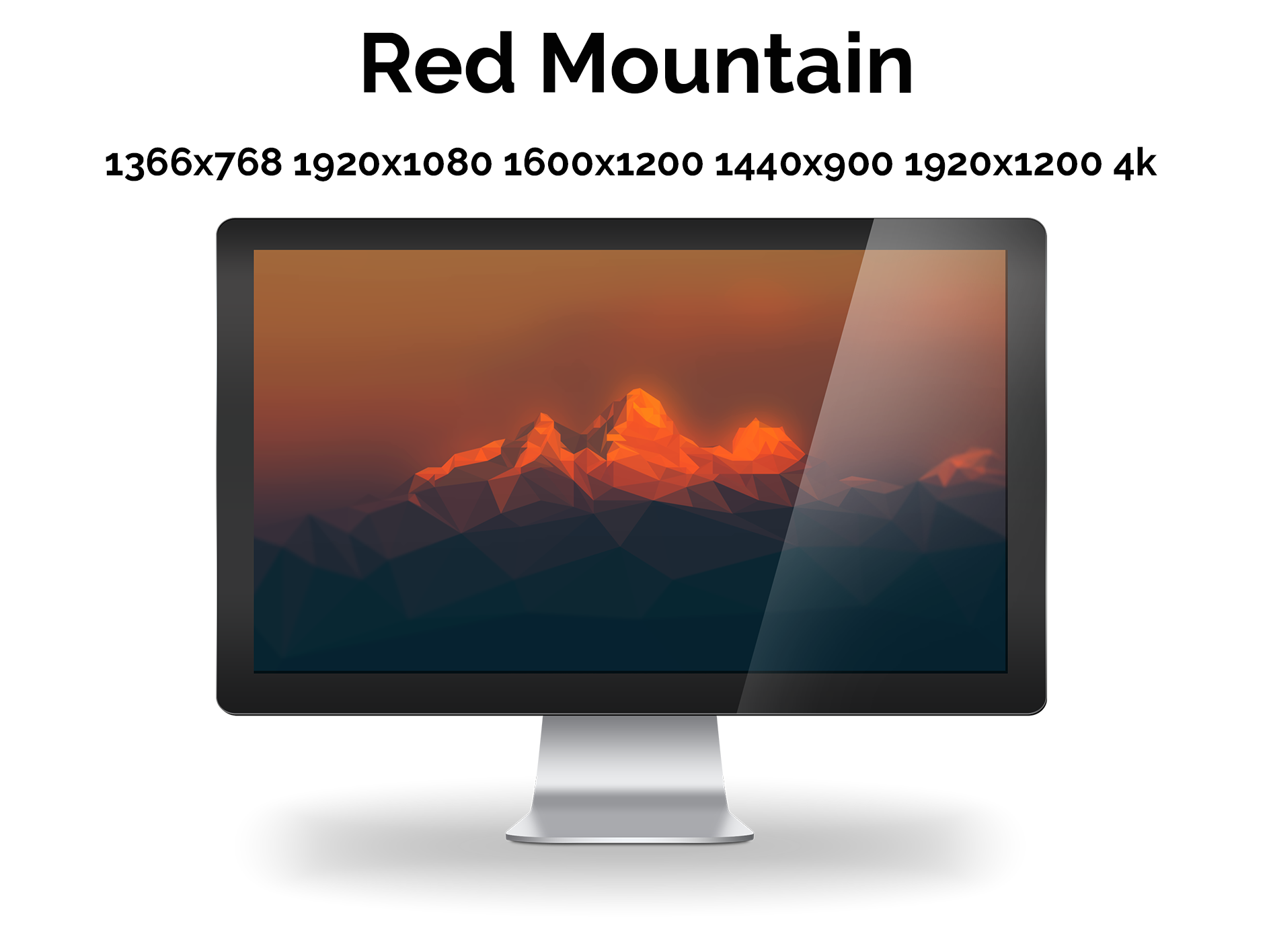 Red Mountains - Wallpaper