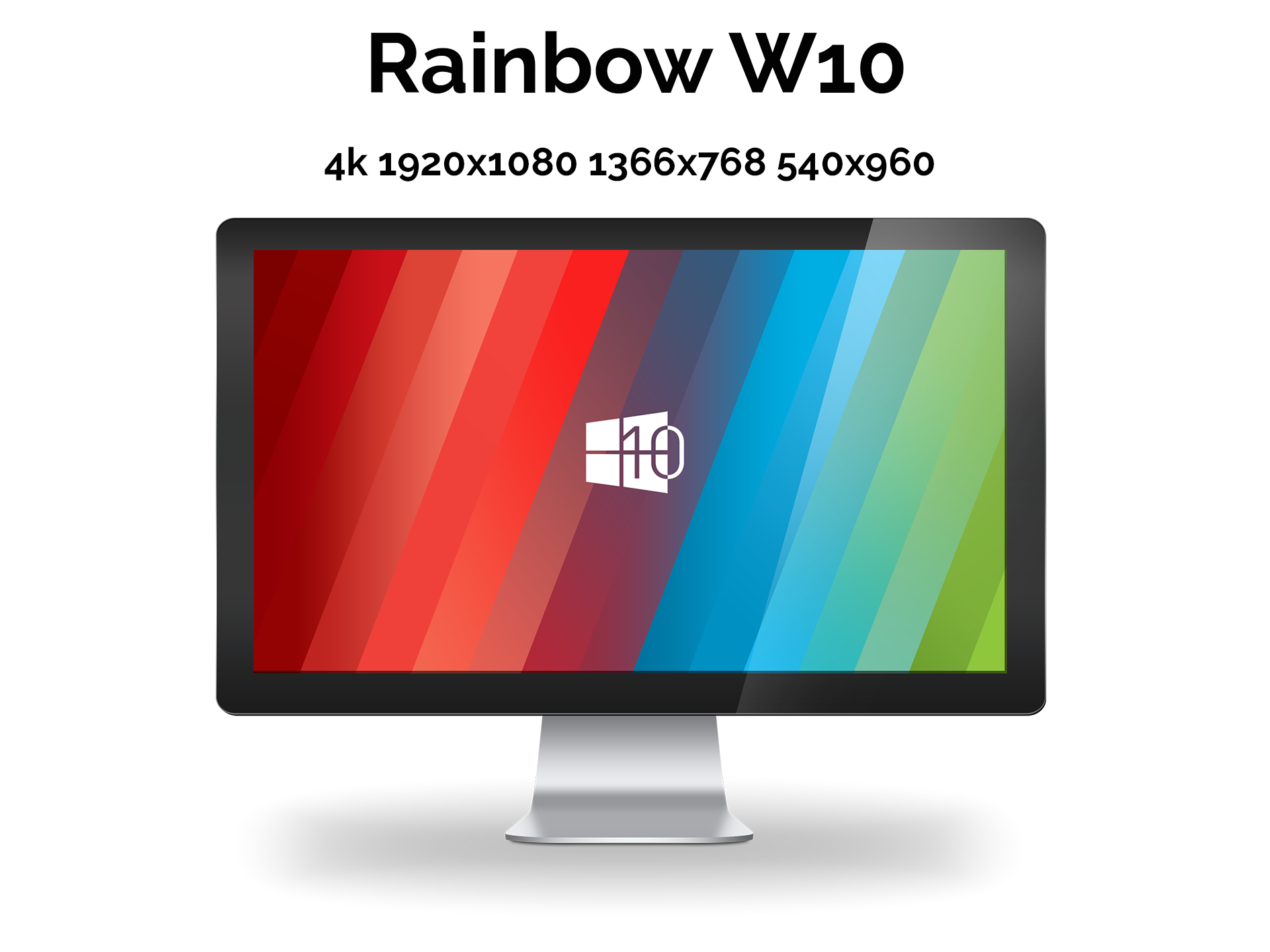 Rainbow W10 - Wallpaper