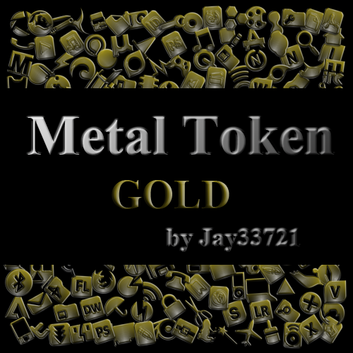 Metal Token Icons - Gold by Jay33721 on DeviantArt