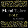 Metal Token Icons - Gold