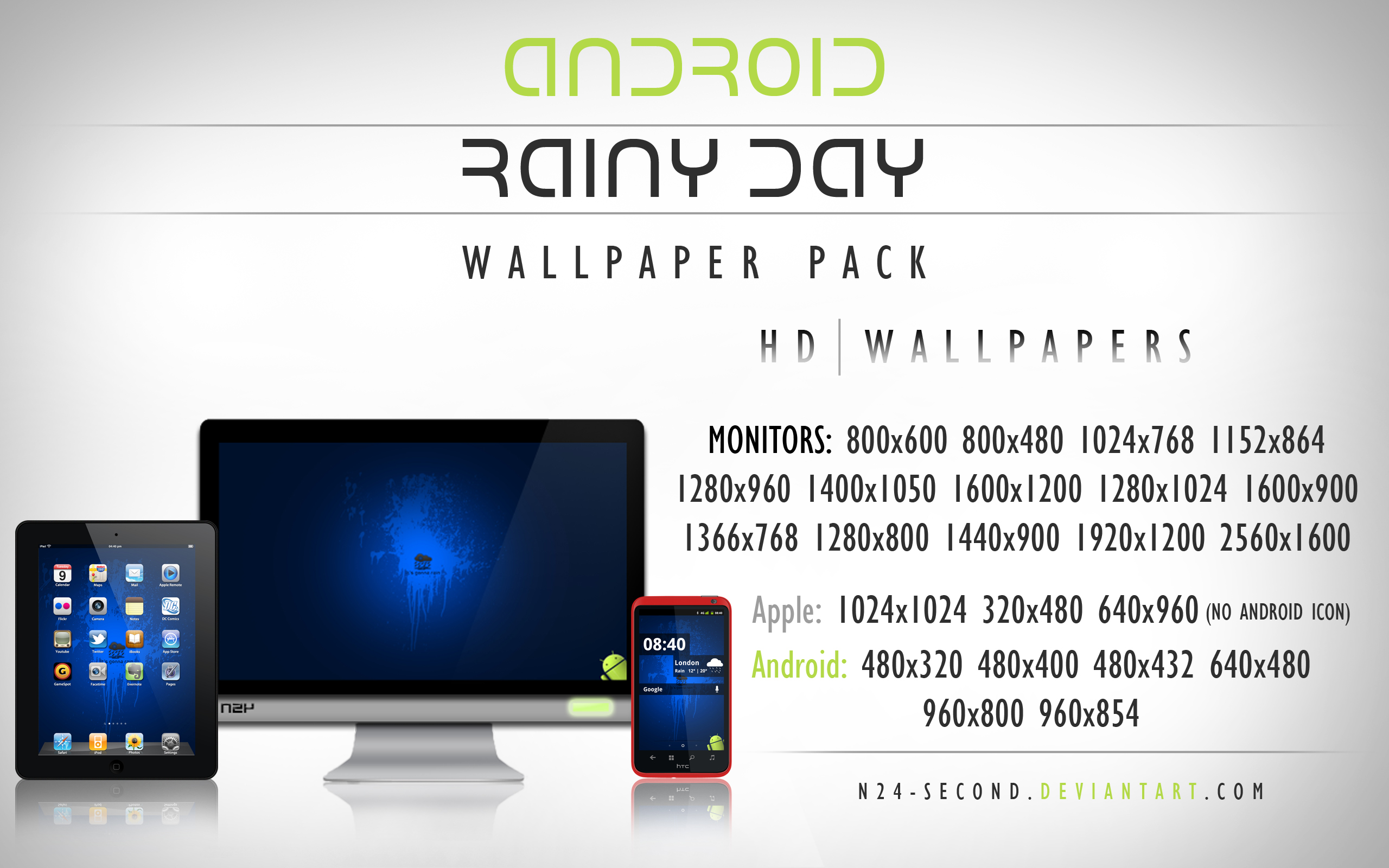 It's gonna rain, Android Wallpaper Pack