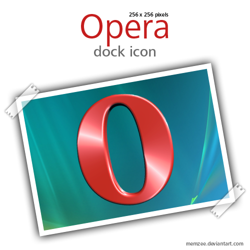 Opera dock icon