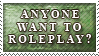 DA Stamp - Want to Roleplay 01 by tppgraphics