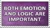 DA Stamp - Emotion And Logic by tppgraphics