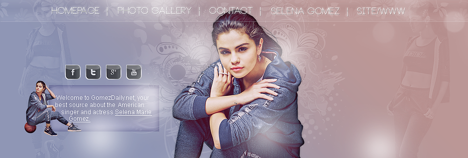 Selena Gomez Header PSD