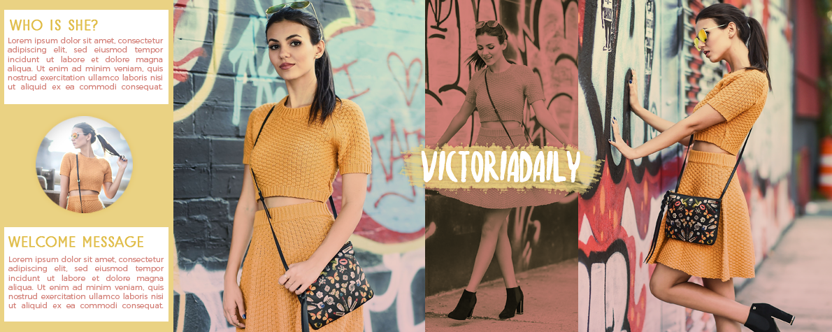 Victoria Justice Header PSD