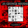 Twenty-Five Grunge PS Brushes