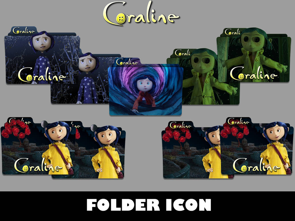 Coraline (2009) Folder Icon by T-Regs on DeviantArt