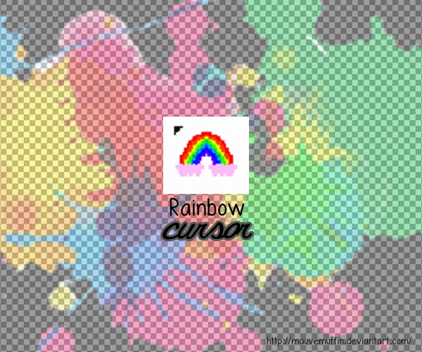 Rainbow cursor - By Mauvemuffin by mauvemuffin on DeviantArt
