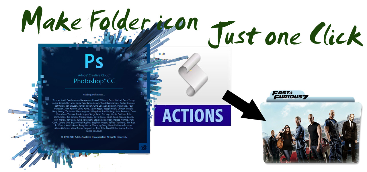 Folder ICON Maker Photoshop Action