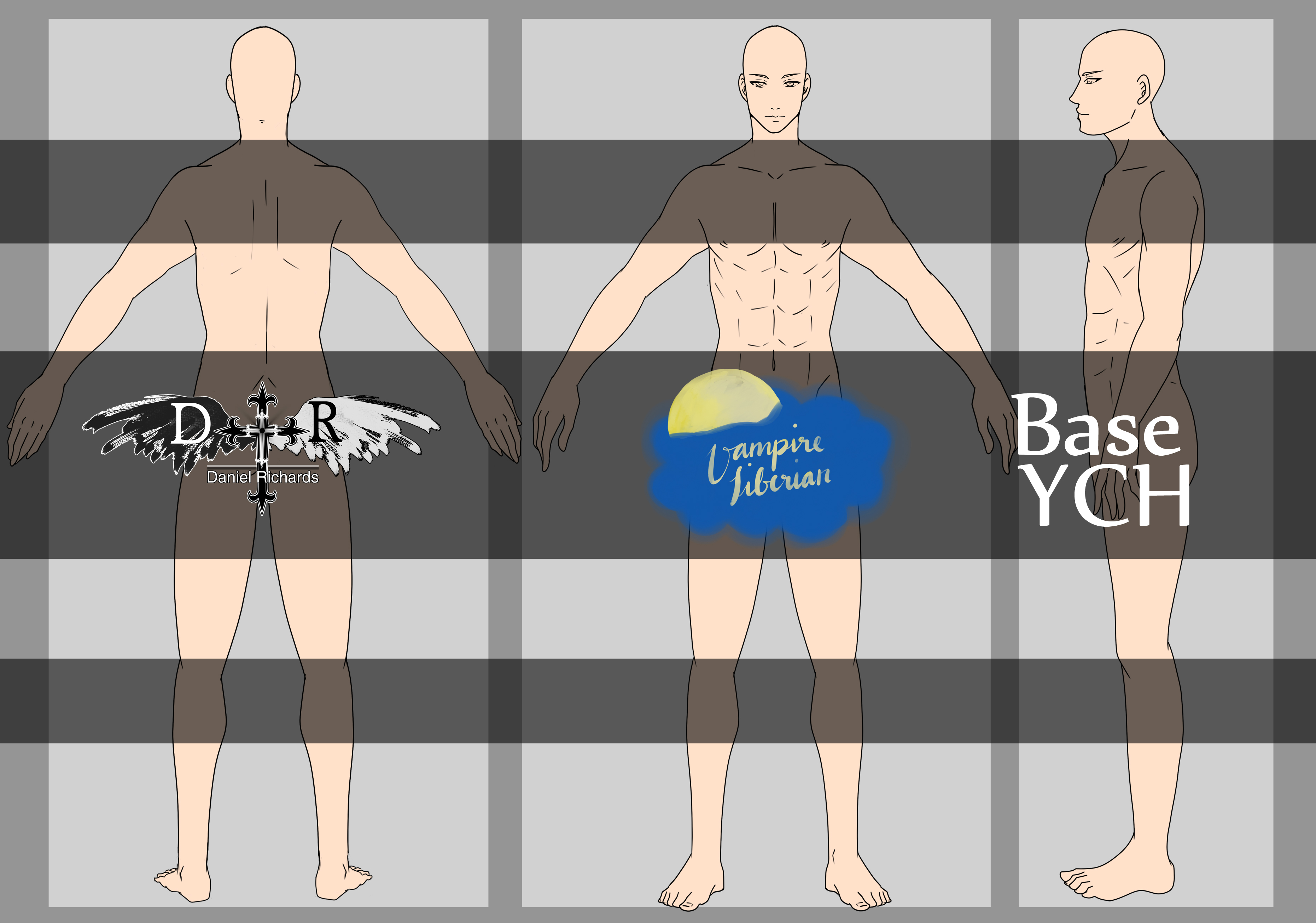 YCH/ P2U Turnaround base by VampireSiberian on DeviantArt