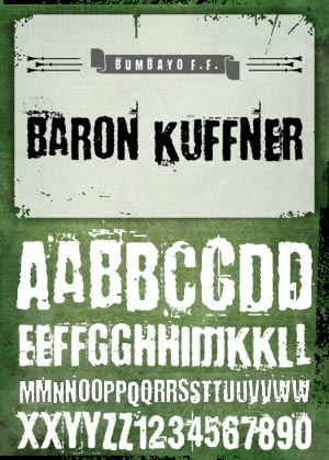 Font 'Baron Kuffner'