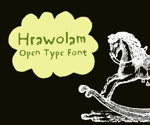 Font 'Hrawolam'