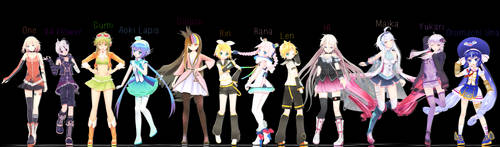 .: MMD Vocaloid Poses Pack DL :.