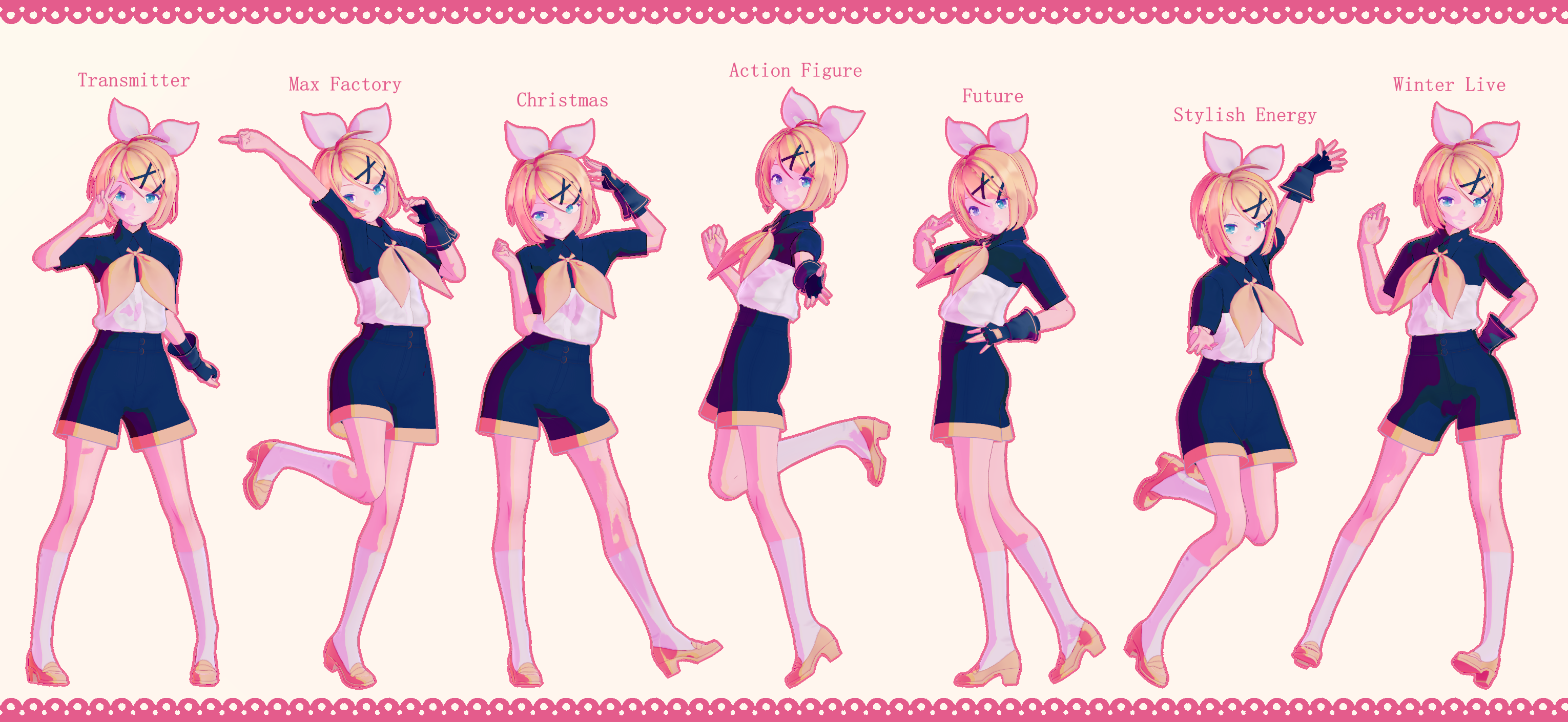 Rin Figure Pose pack + DL by Darkivralii666 on DeviantArt