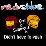 Red vs Blue - No need to push.