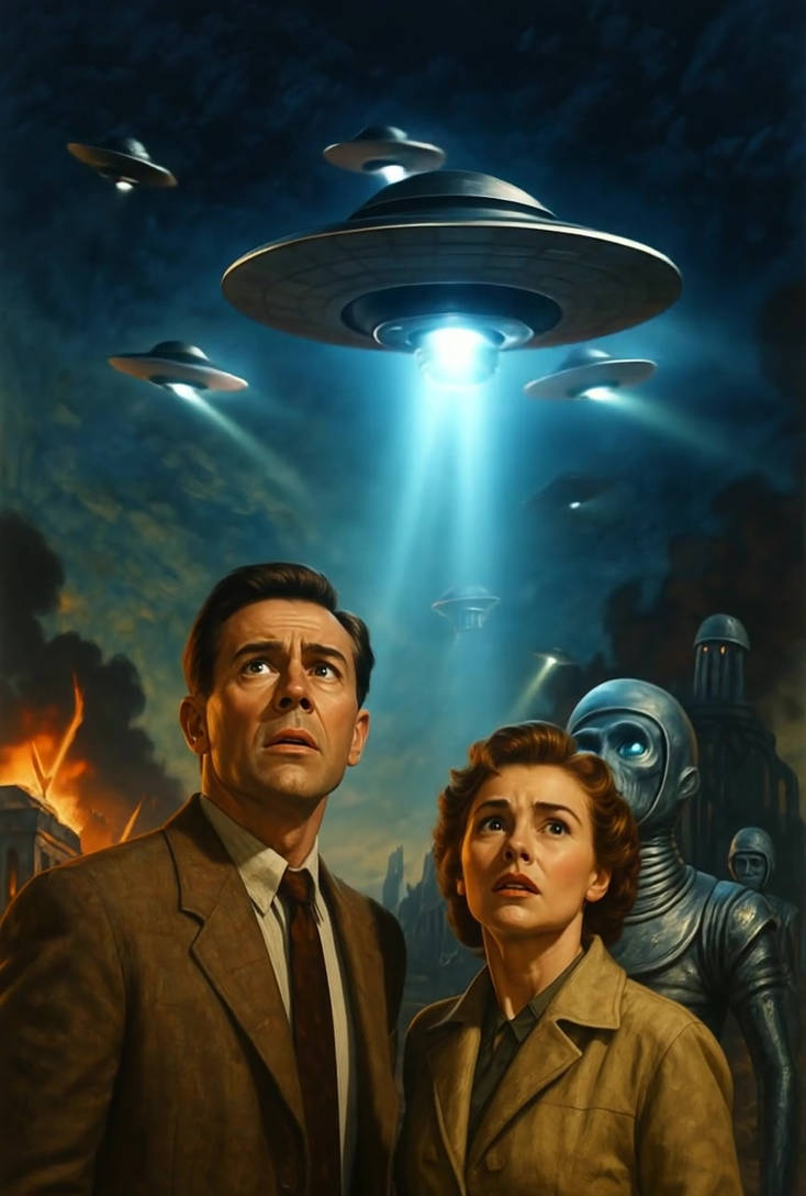 Earth Verses The Flying Saucers by Rdj73 on DeviantArt